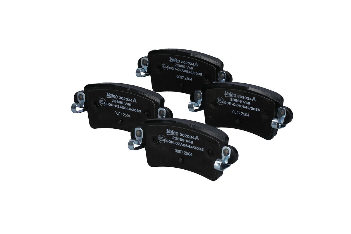 Jeu de 4 plaquettes de frein VALEO ref. 302034A